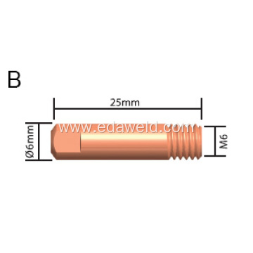 Binzel 15AK M6x25 Contact Tip